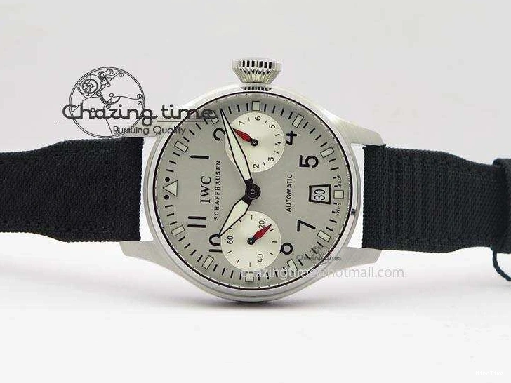 MIROTIME 0225 Big Pilot Real PR IW500432 DFB Limited Edition ZF 1:1 Best Edition On Black Nylon Strap A Fashionable 7276